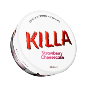 Bargain Killa Snus – Killa Strawberry Cheesecake snus pouches, next day delivery