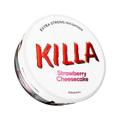 Bargain Killa Snus – Killa Strawberry Cheesecake snus pouches, next day delivery