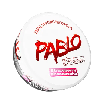 Buy Pablo Snus – Pablo Strawberry Cheesecake snus pouches, next day delivery
