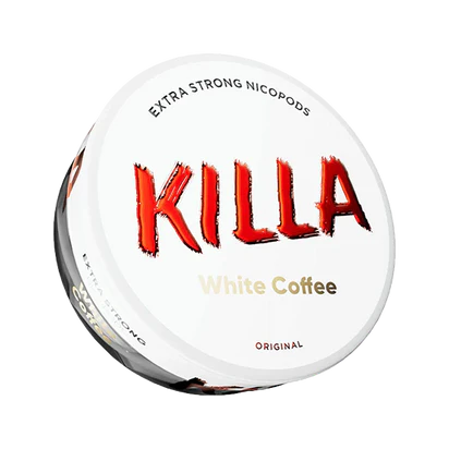 Killa Snus for sale – Killa White Coffee snus pouches, next day delivery