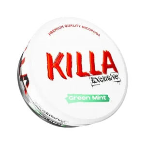 Killa Snus for sale – Killa Green Mint snus pouches, next day delivery