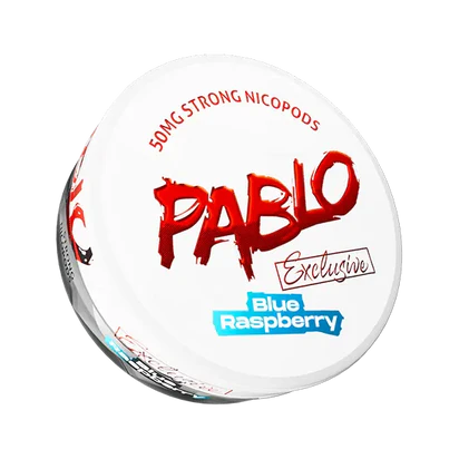Buy Pablo Snus – Pablo Blue Raspberry snus pouches, next day delivery