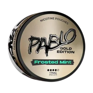 Buy Pablo Gold Snus – Pablo Gold Frosted Mint snus pouches, next day delivery