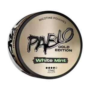 Buy Pablo Gold Snus – Pablo Gold White Mint snus pouches, next day delivery