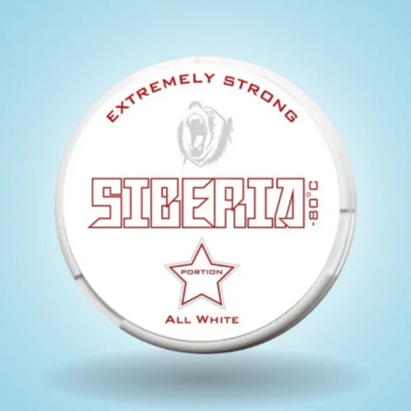 Siberia All White Nicotine Pouches - Image 1
