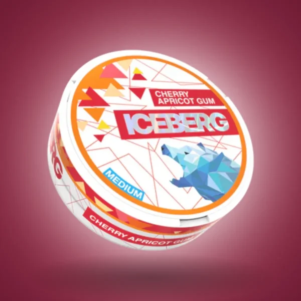 Iceberg Medium Cherry Apricot Gum 20mg - Image 1